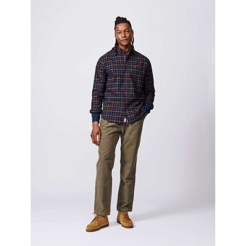 Aubin Merton Brushed Oxford Button Down Shirt image number 3